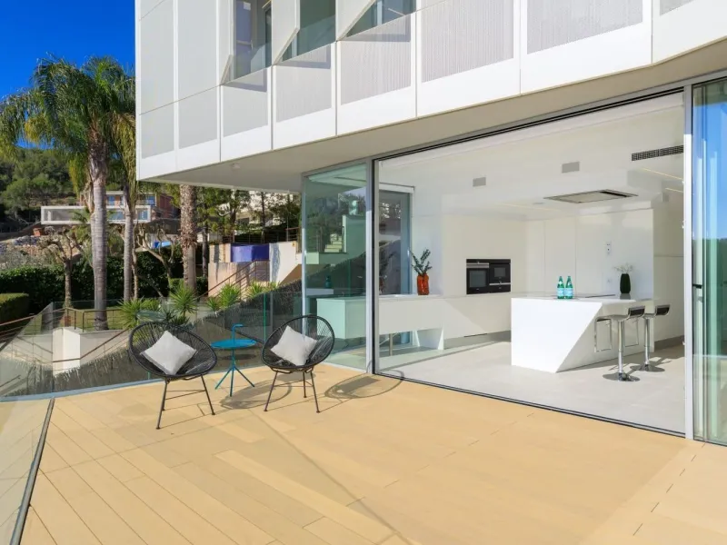 Modern Villa with Sea Views and Pool in Can Girona, Sitges