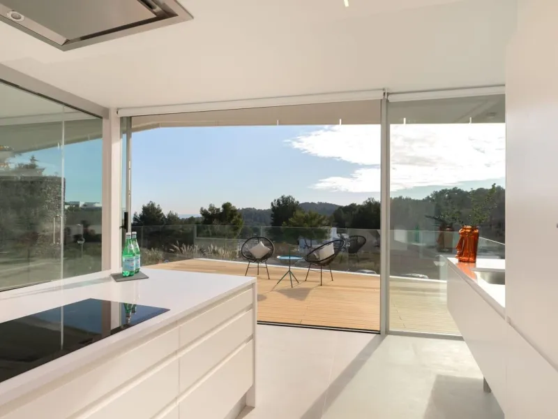 Modern Villa with Sea Views and Pool in Can Girona, Sitges