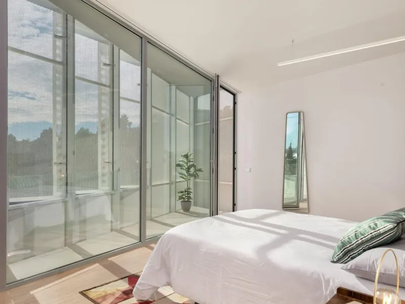 Modern Villa with Sea Views and Pool in Can Girona, Sitges