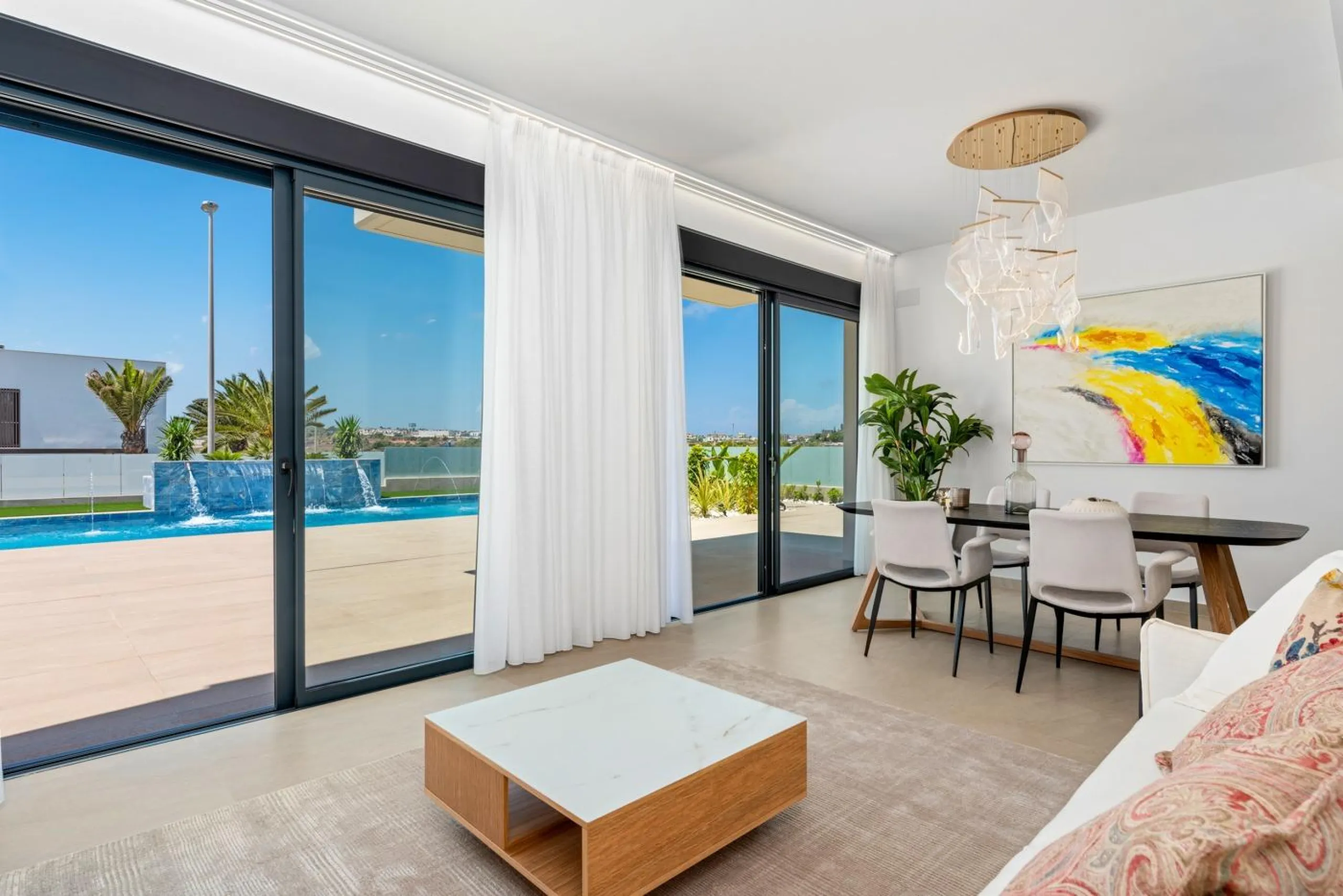 OBRA NUEVA! VILLA DE LUJO EN ORIHUELA COSTA. PLAYA A 350 METROS.