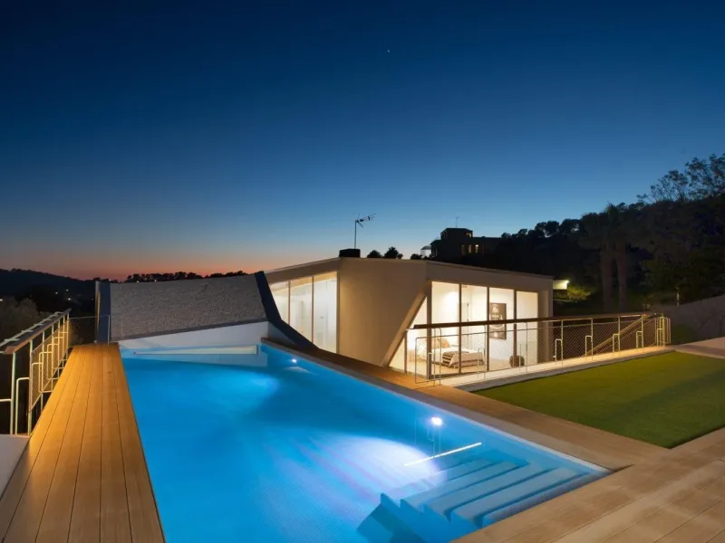 Modern Villa with Sea Views and Pool in Can Girona, Sitges
