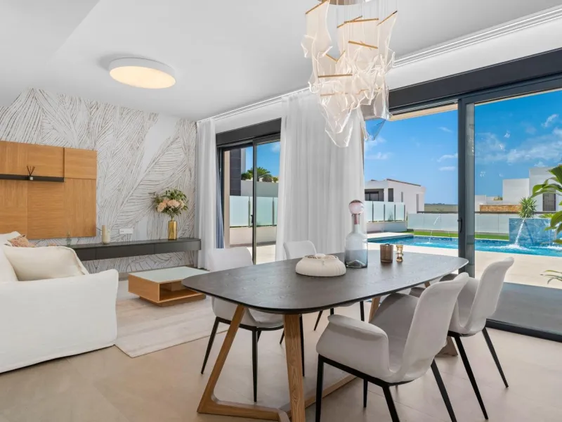 OBRA NUEVA! VILLA DE LUJO EN ORIHUELA COSTA. PLAYA A 350 METROS.