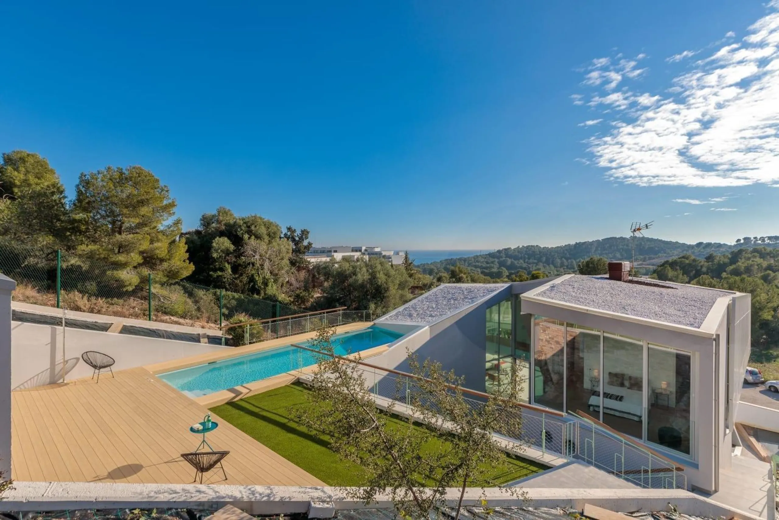 Modern Villa with Sea Views and Pool in Can Girona, Sitges
