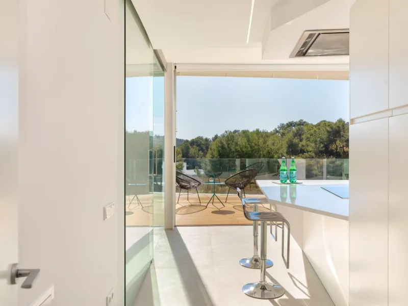 Modern Villa with Sea Views and Pool in Can Girona, Sitges