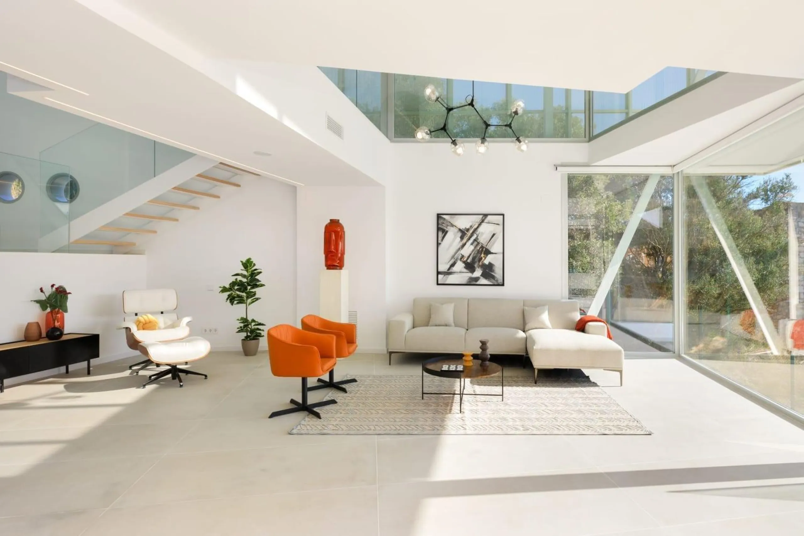 Modern Villa with Sea Views and Pool in Can Girona, Sitges