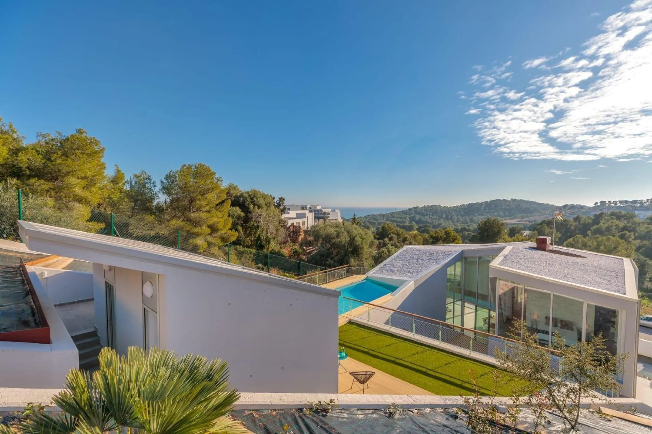 Modern Villa with Sea Views and Pool in Can Girona, Sitges