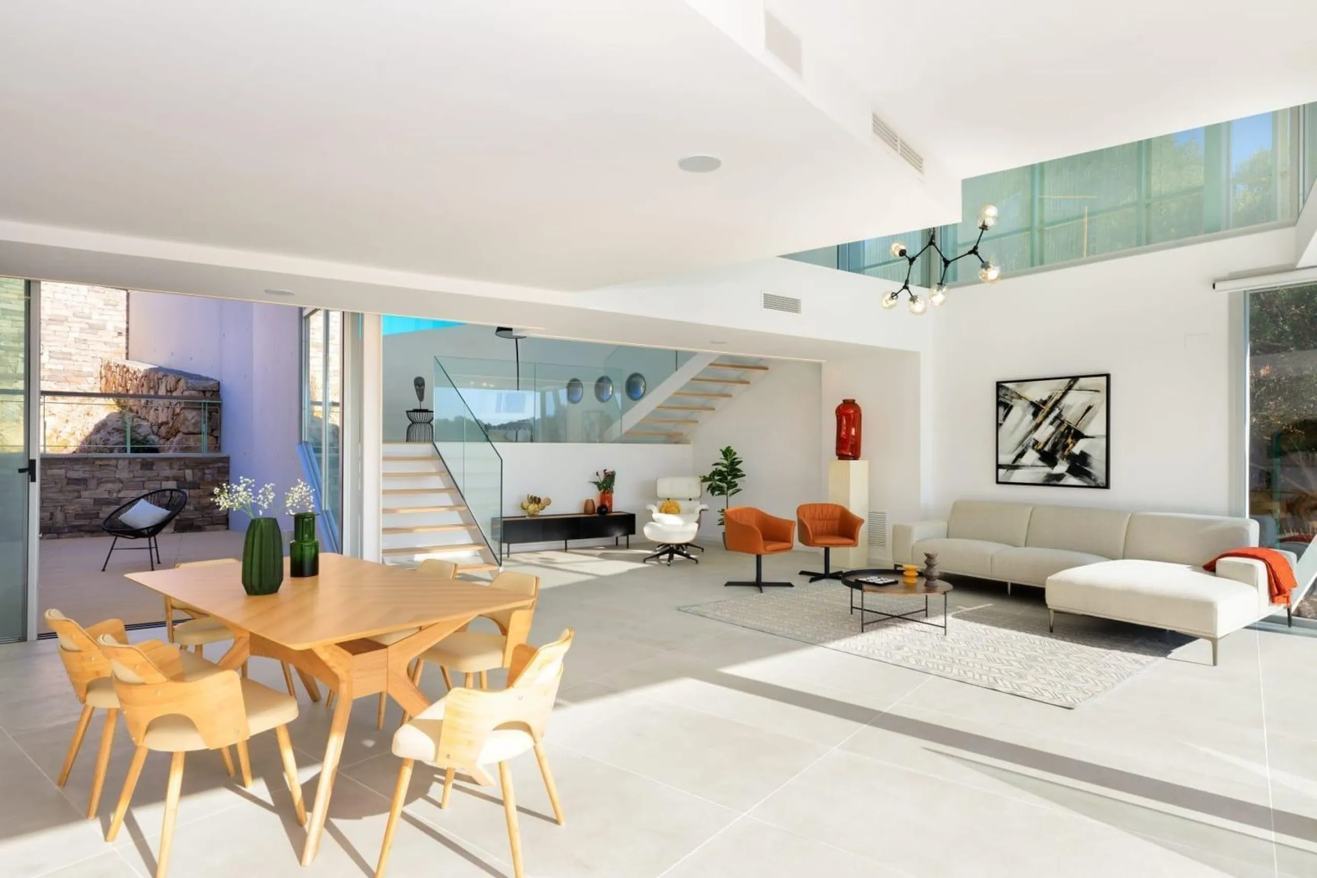 Modern Villa with Sea Views and Pool in Can Girona, Sitges