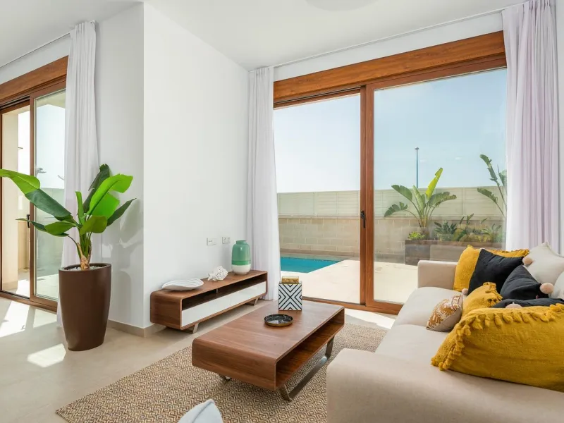 OBRA NUEVA EN VERA PLAYA. ALMERIA. VILLAS ESTRELLA. 244M2 DE PARCELA. 3 DORM. 2 BAÑOS. 90M2 DE CASA.