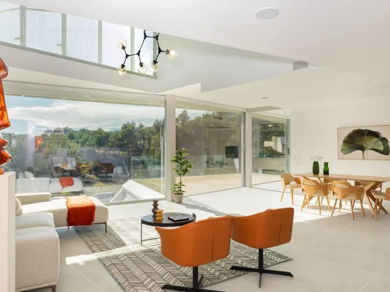 Modern Villa with Sea Views and Pool in Can Girona, Sitges