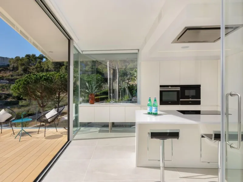 Modern Villa with Sea Views and Pool in Can Girona, Sitges