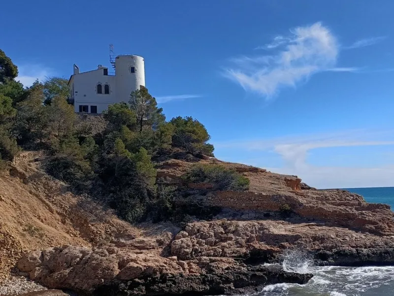 Casa Torreón frente al mar con vistas panorámicas, Sitges