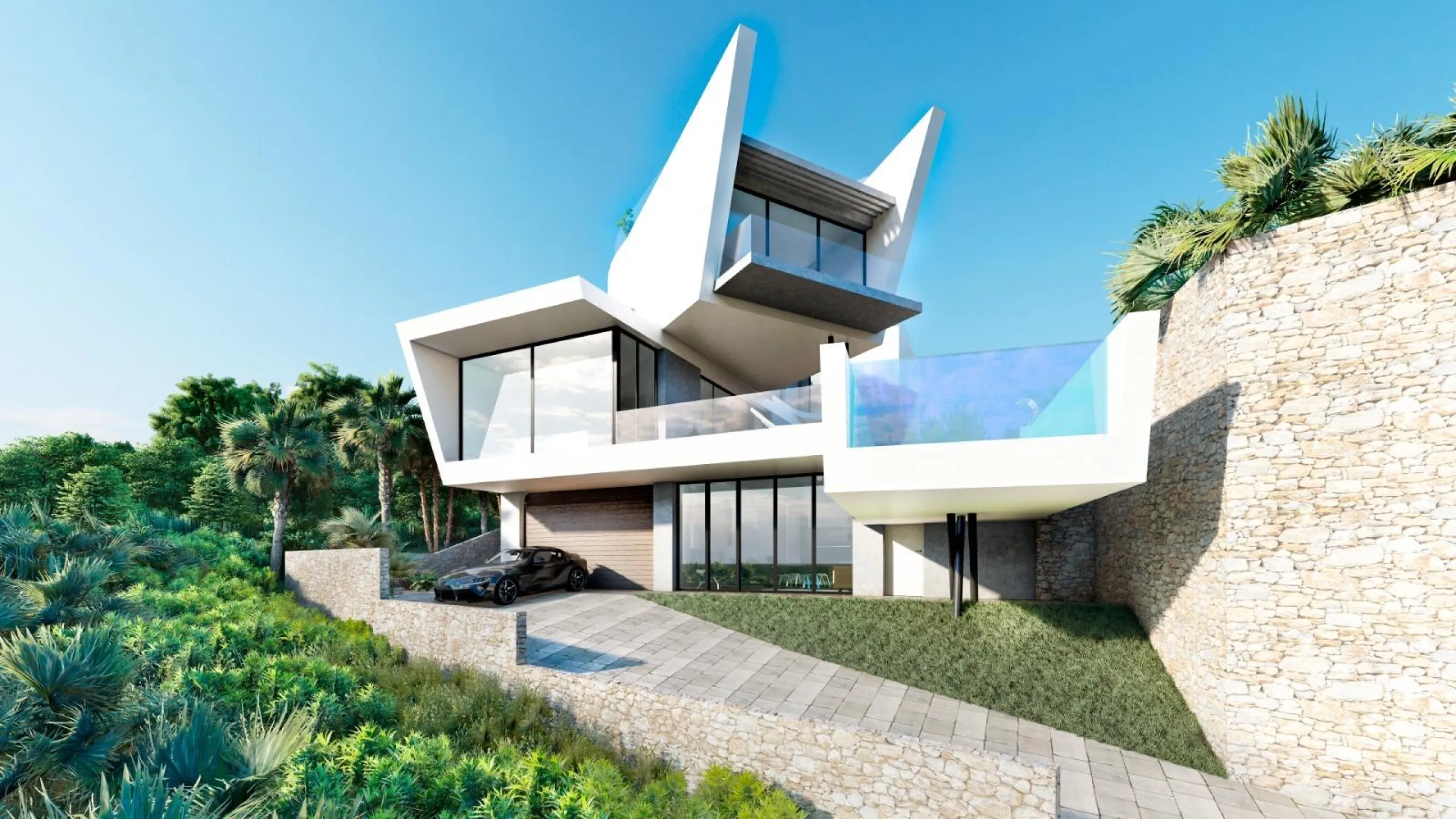 OBRA NUEVA. VILLA DE LUJO EN ORIHUELA COSTA. 5 DORM. 5 BAÑOS. 550M2 DE PARCELA.