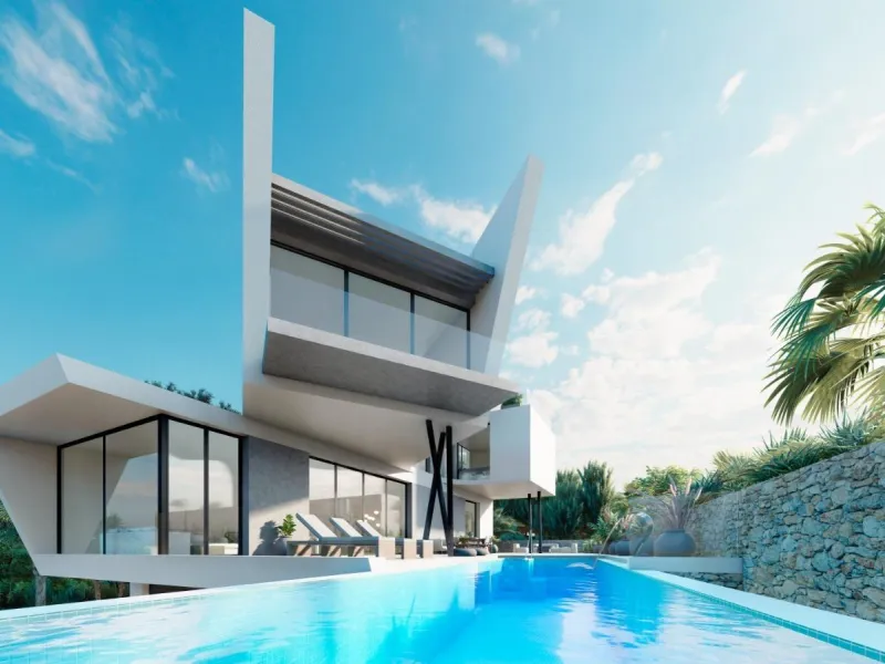 OBRA NUEVA. VILLA DE LUJO EN ORIHUELA COSTA. 5 DORM. 5 BAÑOS. 550M2 DE PARCELA.