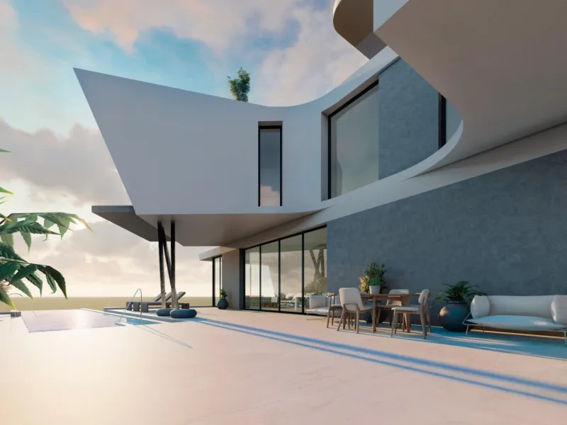 OBRA NUEVA. VILLA DE LUJO EN ORIHUELA COSTA. 5 DORM. 5 BAÑOS. 550M2 DE PARCELA.
