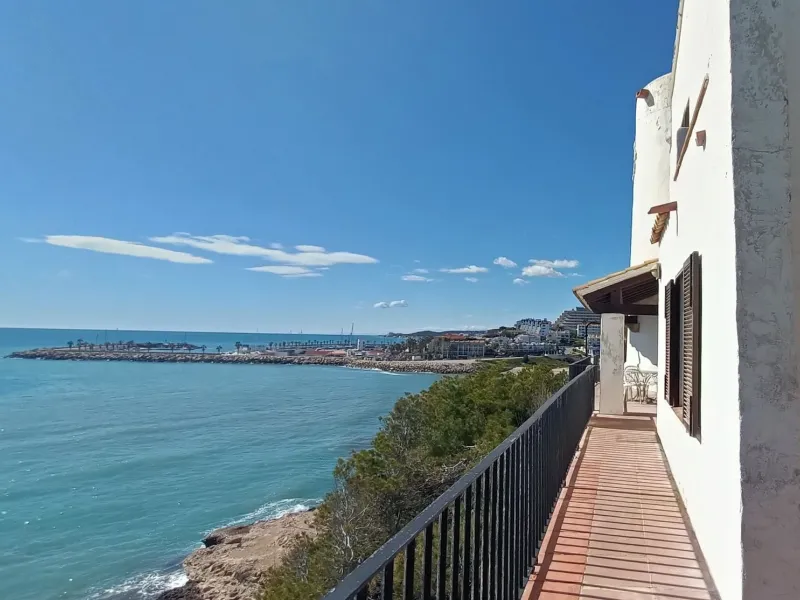 Casa Torreón frente al mar con vistas panorámicas, Sitges