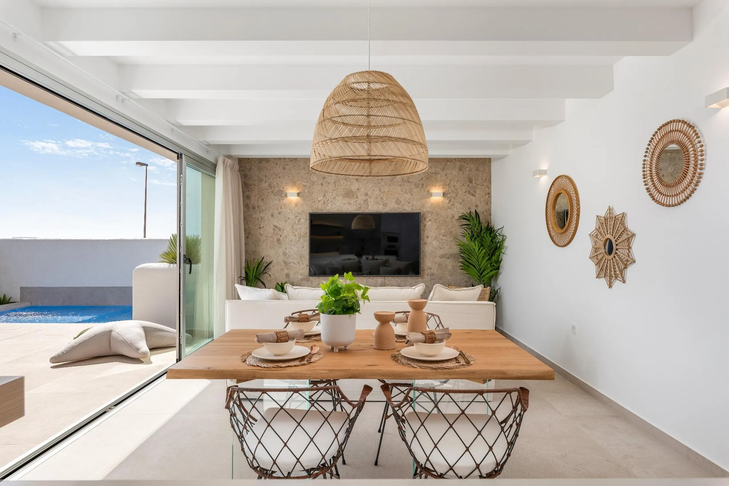 OBRA NUEVA EN DOLORES. VILLAS DE LUJO (SANTORINI) 3 DORM. 2 BAÑOS. PARCELA 260 M2. GARAJE+PISCINA.