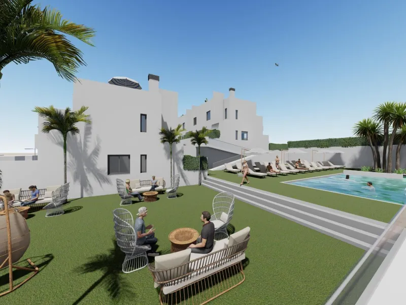 OBRA NUEVA! ADOSADOS EN COX. 3 DORM. 2 BAÑOS. SOLARIUM 33 M2. TERRAZA 36 M2.GARAJE+TRASTERO. PISCINA