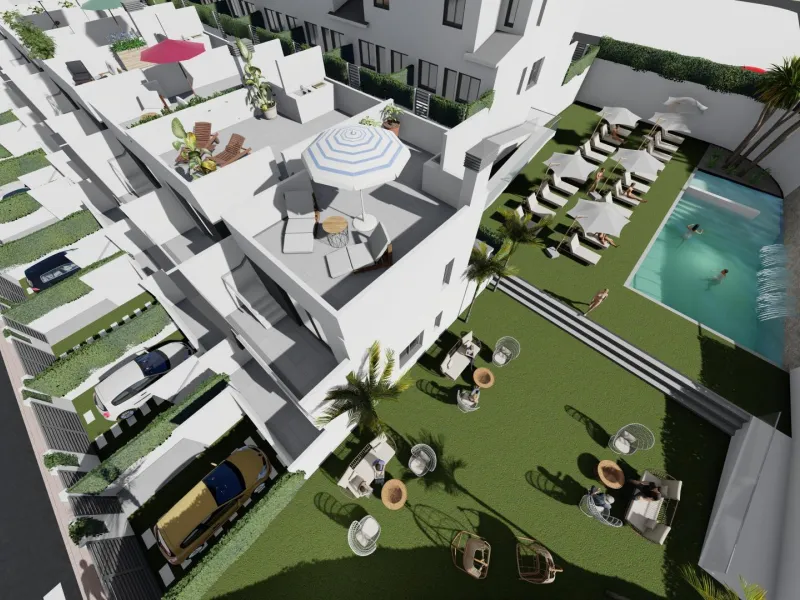 OBRA NUEVA! ADOSADOS EN COX. 3 DORM. 2 BAÑOS. SOLARIUM 33 M2. TERRAZA 36 M2.GARAJE+TRASTERO. PISCINA