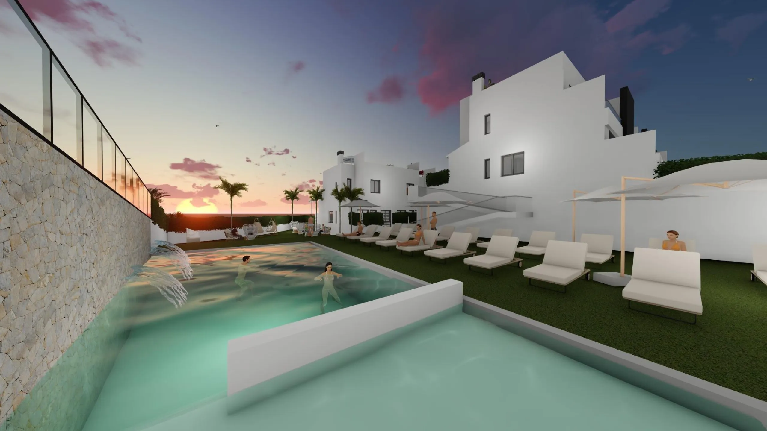 OBRA NUEVA! ADOSADOS EN COX. 3 DORM. 2 BAÑOS. SOLARIUM 33 M2. TERRAZA 36 M2.GARAJE+TRASTERO. PISCINA