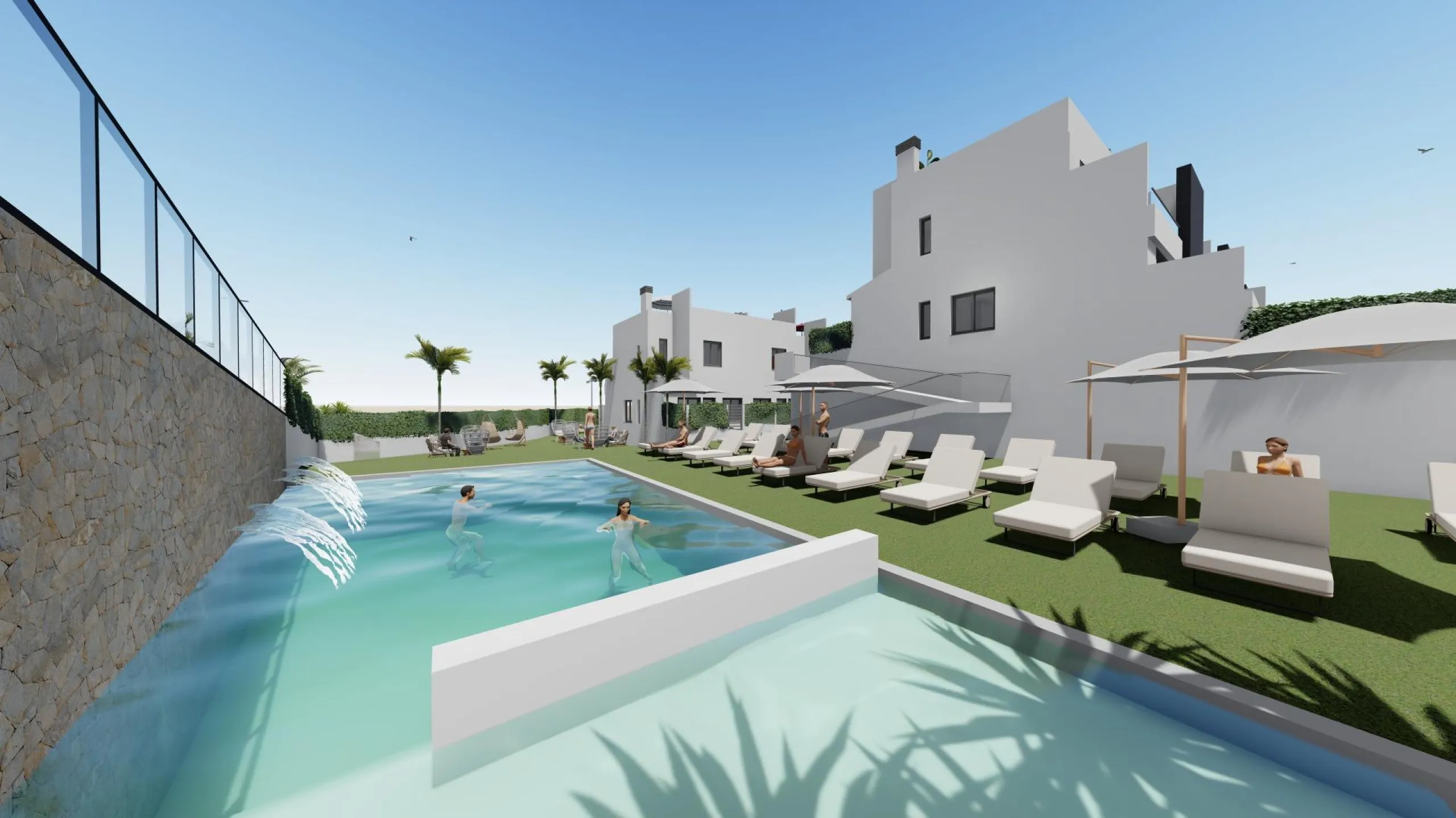 OBRA NUEVA! ADOSADOS EN COX. 3 DORM. 2 BAÑOS. SOLARIUM 33 M2. TERRAZA 36 M2.GARAJE+TRASTERO. PISCINA
