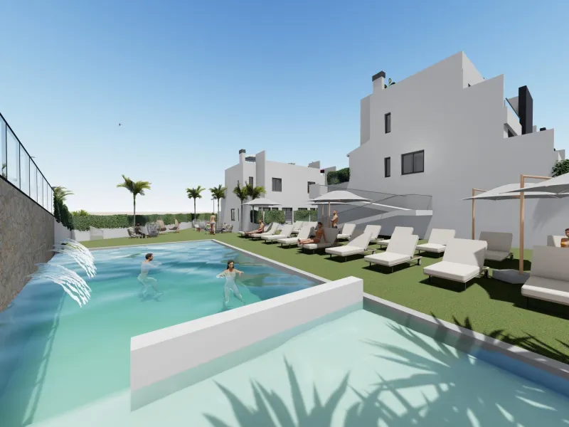 OBRA NUEVA! ADOSADOS EN COX. 3 DORM. 2 BAÑOS. SOLARIUM 33 M2. TERRAZA 36 M2.GARAJE+TRASTERO. PISCINA