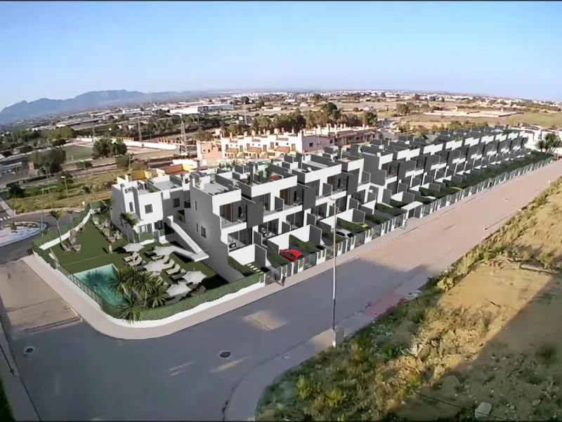 OBRA NUEVA! ADOSADOS EN COX. 3 DORM. 2 BAÑOS. SOLARIUM 33 M2. TERRAZA 36 M2.GARAJE+TRASTERO. PISCINA