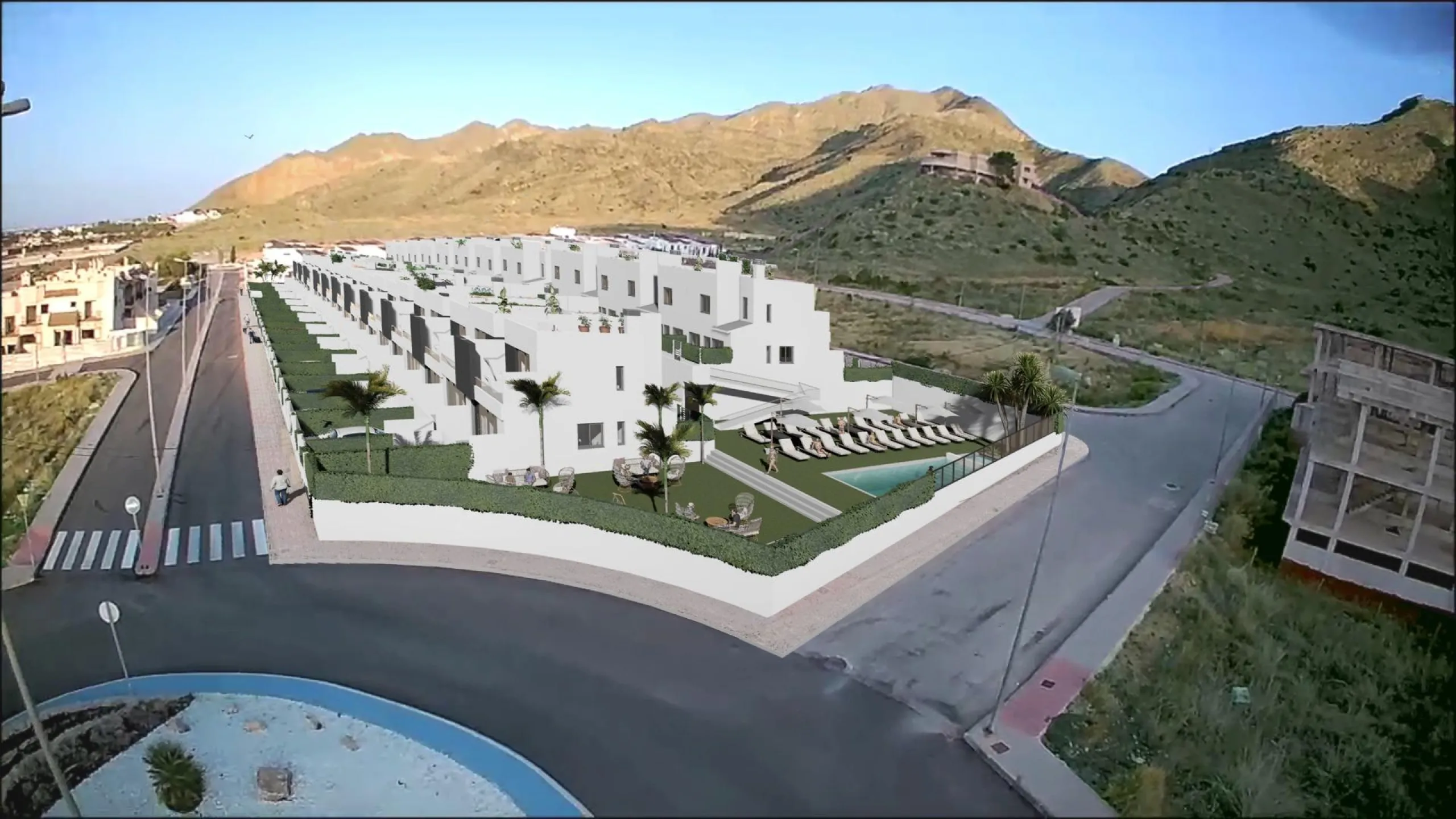 OBRA NUEVA! ADOSADOS EN COX. 3 DORM. 2 BAÑOS. SOLARIUM 33 M2. TERRAZA 36 M2.GARAJE+TRASTERO. PISCINA