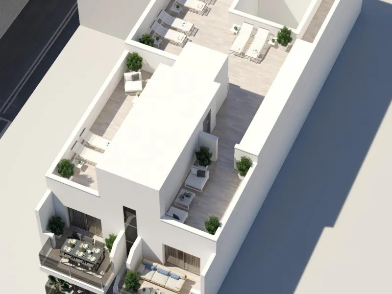 OBRA NUEVA EN TORREVIEJA A 150 METROS DE LA PLAYA. 2 DORMITORIOS. 2 BAÑOS. PISCINA COMUNITARIA.