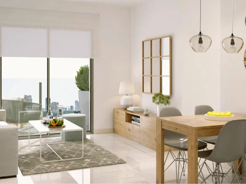 OBRA NUEVA EN TORREVIEJA A 150 METROS DE LA PLAYA. 2 DORMITORIOS. 2 BAÑOS. PISCINA COMUNITARIA.