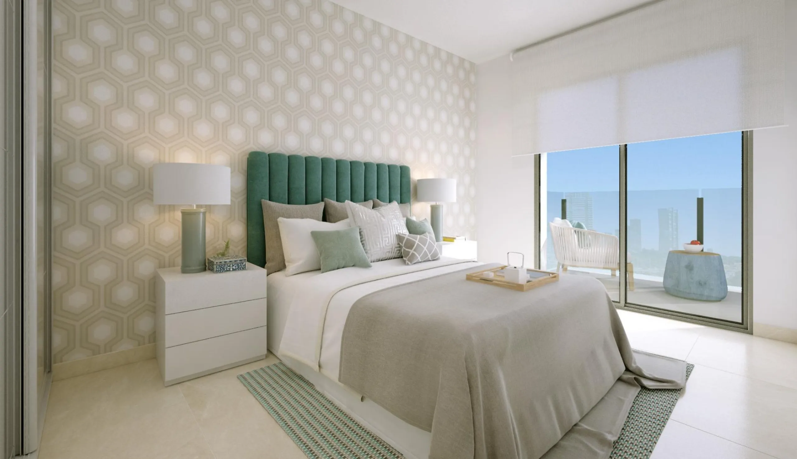 OBRA NUEVA EN TORREVIEJA A 150 METROS DE LA PLAYA. 2 DORMITORIOS. 2 BAÑOS. PISCINA COMUNITARIA.
