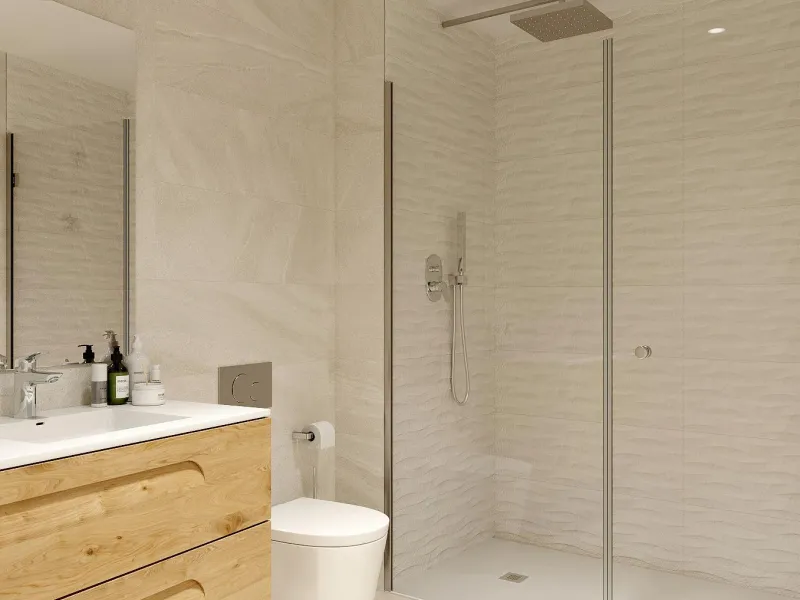 OBRA NUEVA EN TORREVIEJA A 150 METROS DE LA PLAYA. 2 DORMITORIOS. 2 BAÑOS. PISCINA COMUNITARIA.