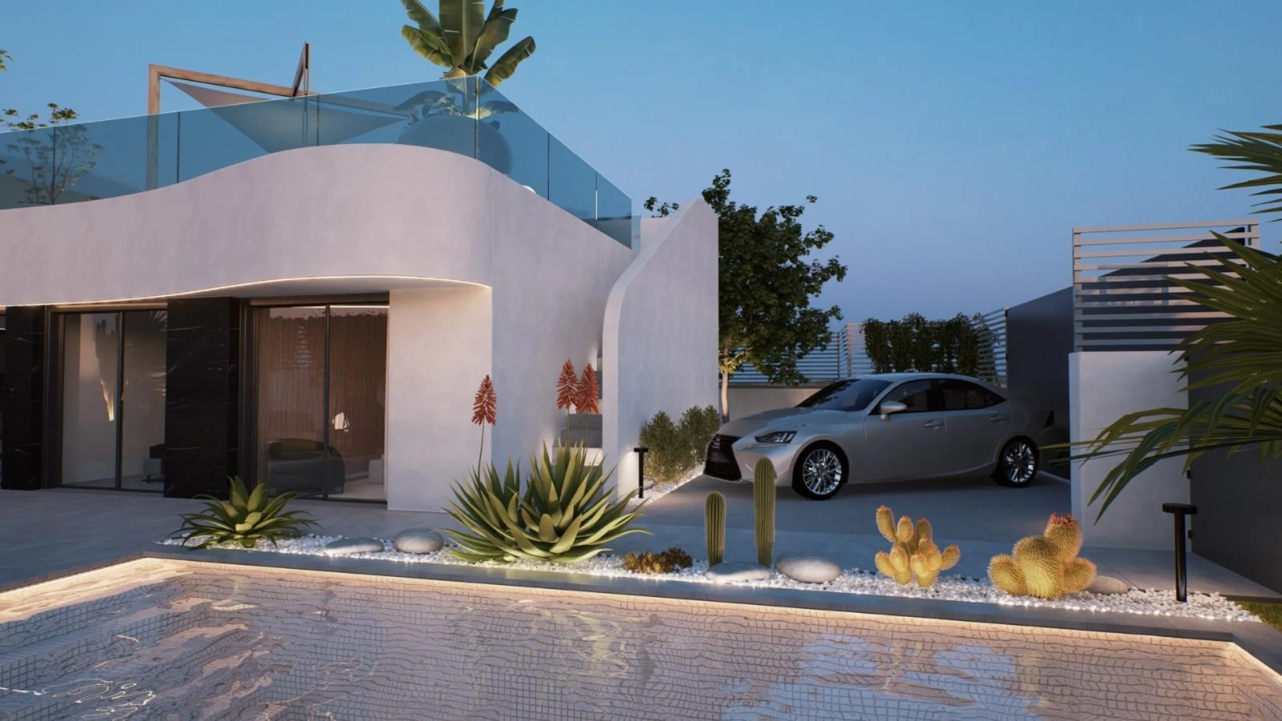 VILLAS DE LIJO EN CIUDAD QUESADA CON PISCINA. 3 DORM. 2 BAÑO. 125 M2 DE CASA. 360 M2 DE PARCELA.