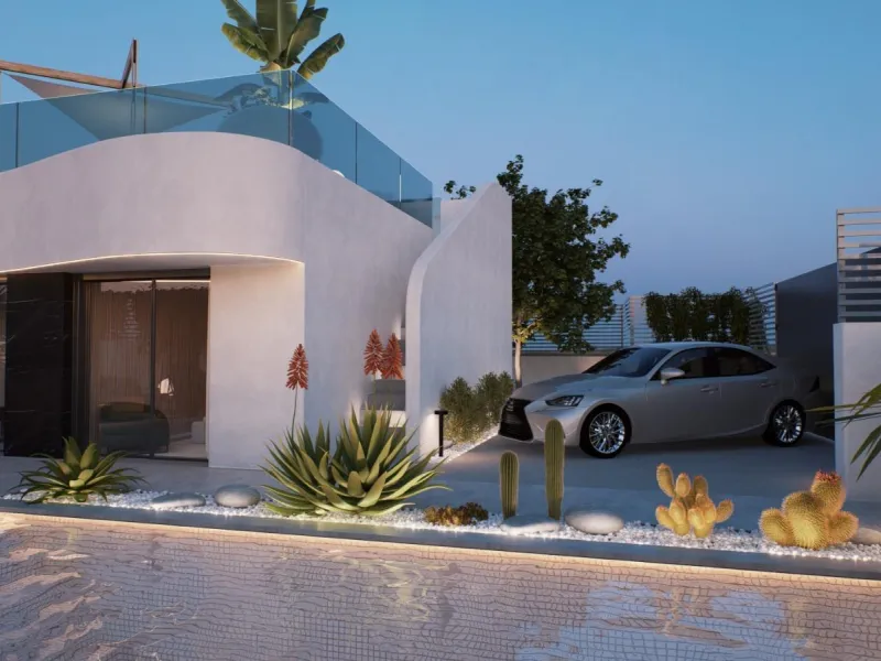 VILLAS DE LIJO EN CIUDAD QUESADA CON PISCINA. 3 DORM. 2 BAÑO. 125 M2 DE CASA. 360 M2 DE PARCELA.