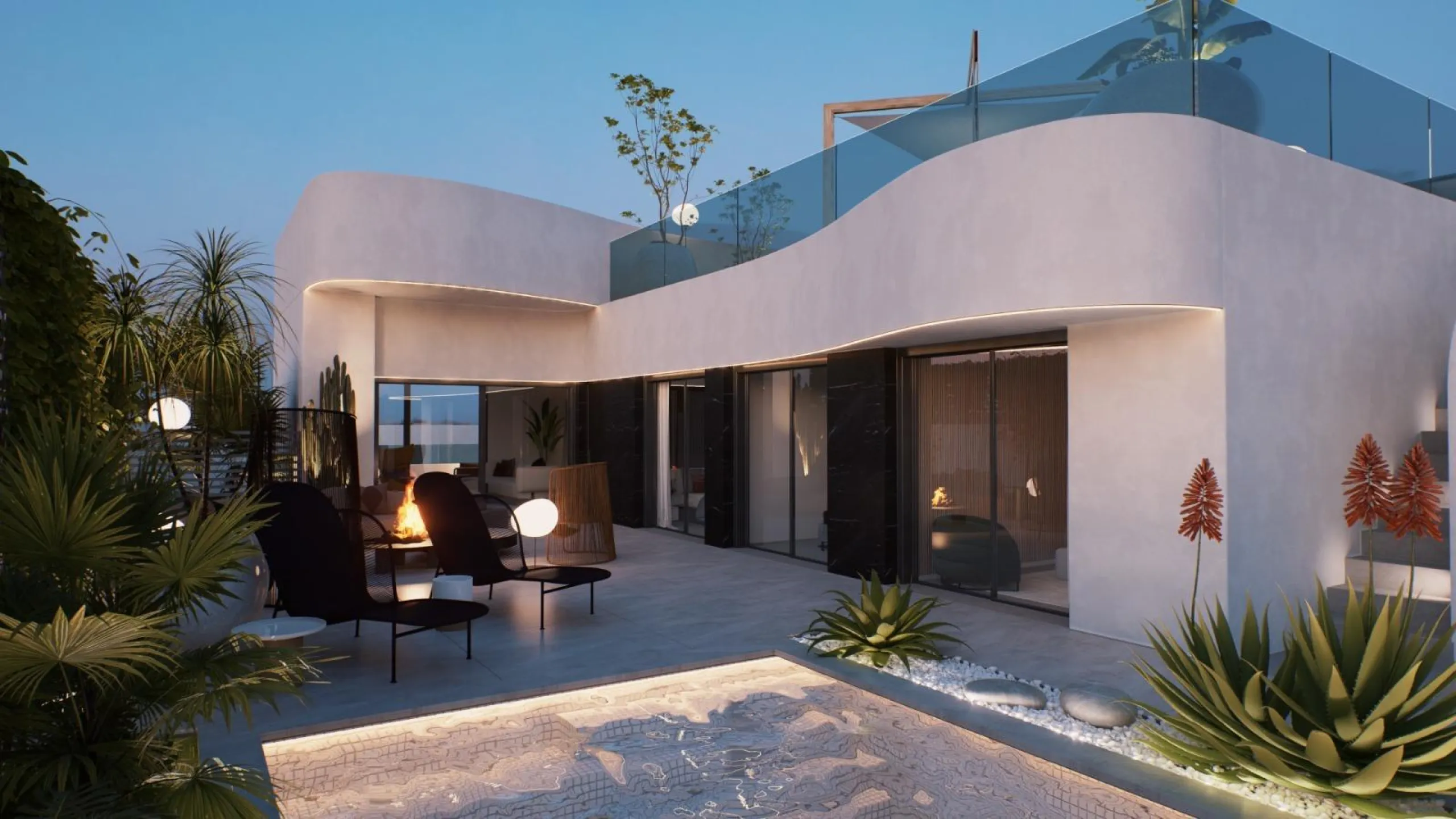 VILLAS DE LIJO EN CIUDAD QUESADA CON PISCINA. 3 DORM. 2 BAÑO. 125 M2 DE CASA. 360 M2 DE PARCELA.
