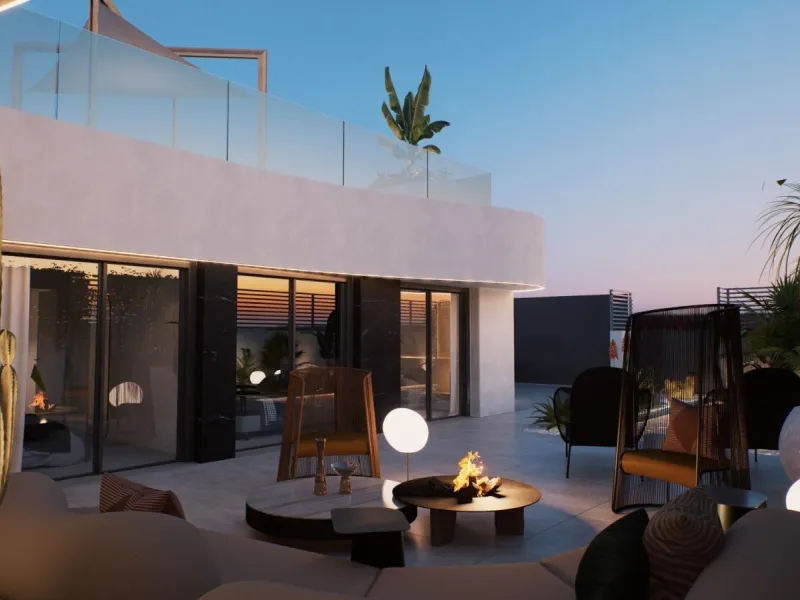 VILLAS DE LIJO EN CIUDAD QUESADA CON PISCINA. 3 DORM. 2 BAÑO. 125 M2 DE CASA. 360 M2 DE PARCELA.
