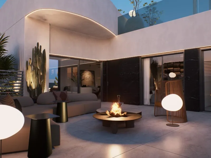 VILLAS DE LIJO EN CIUDAD QUESADA CON PISCINA. 3 DORM. 2 BAÑO. 125 M2 DE CASA. 360 M2 DE PARCELA.