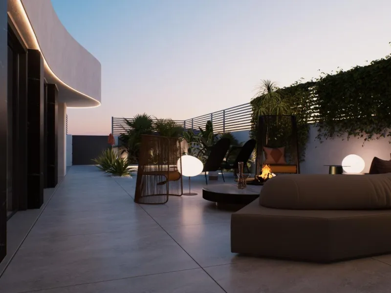 VILLAS DE LIJO EN CIUDAD QUESADA CON PISCINA. 3 DORM. 2 BAÑO. 125 M2 DE CASA. 360 M2 DE PARCELA.
