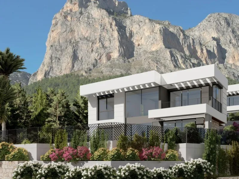 ☀️ Villas de obra nueva entre las montañas de Polop
