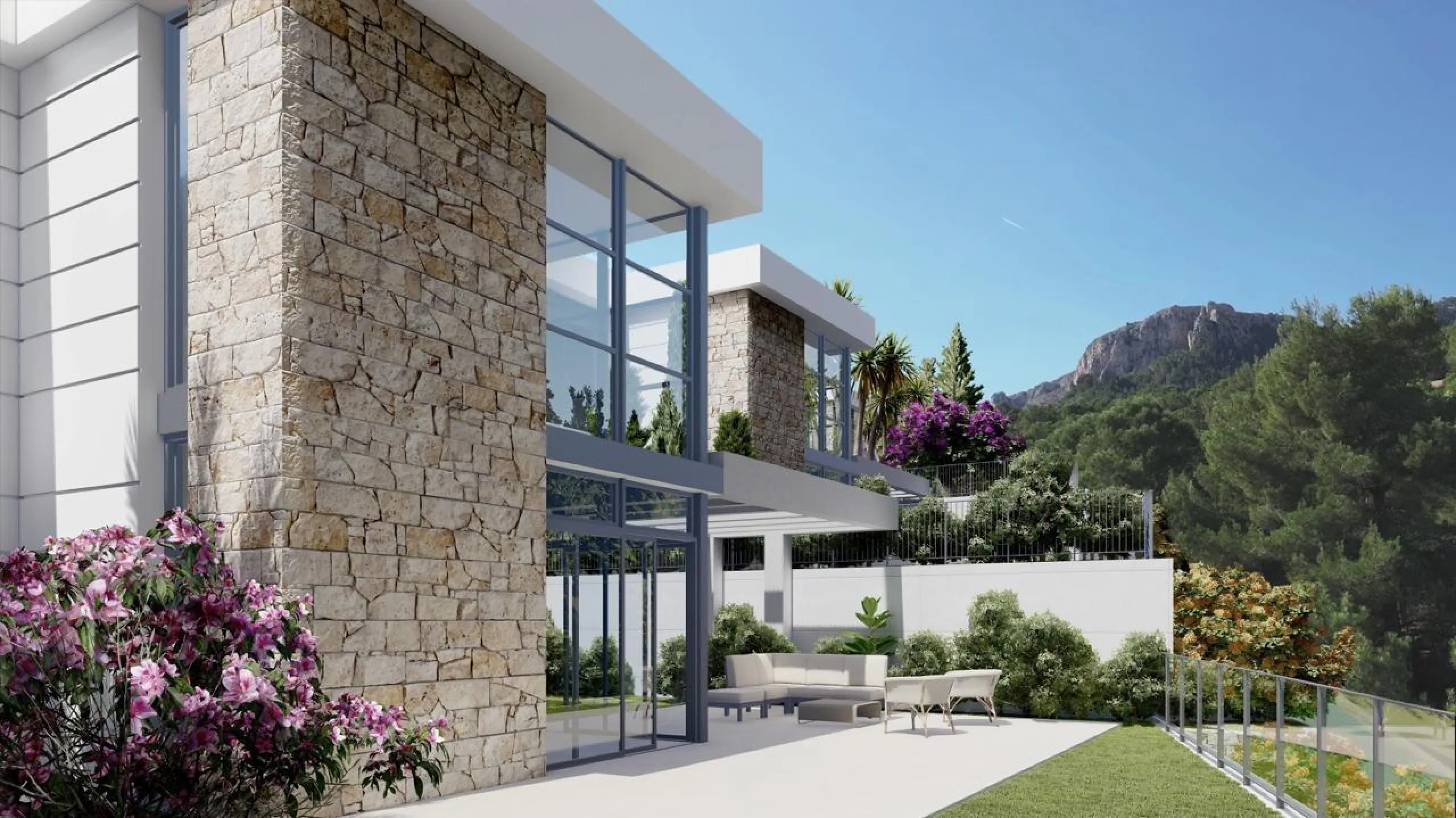 ☀️ Villas de obra nueva entre las montañas de Polop