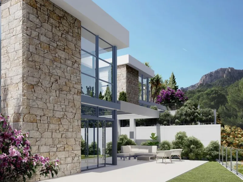 ☀️ Villas de obra nueva entre las montañas de Polop