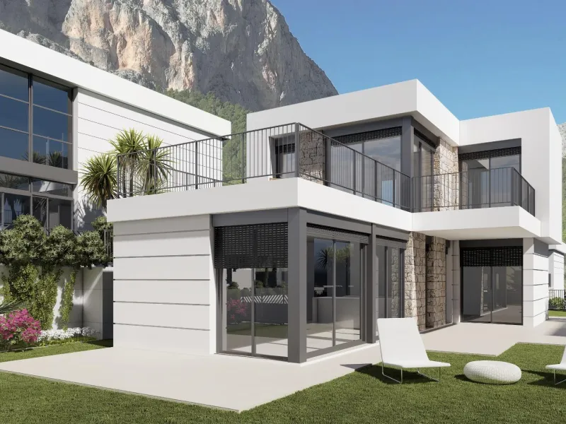 ☀️ Villas de obra nueva entre las montañas de Polop