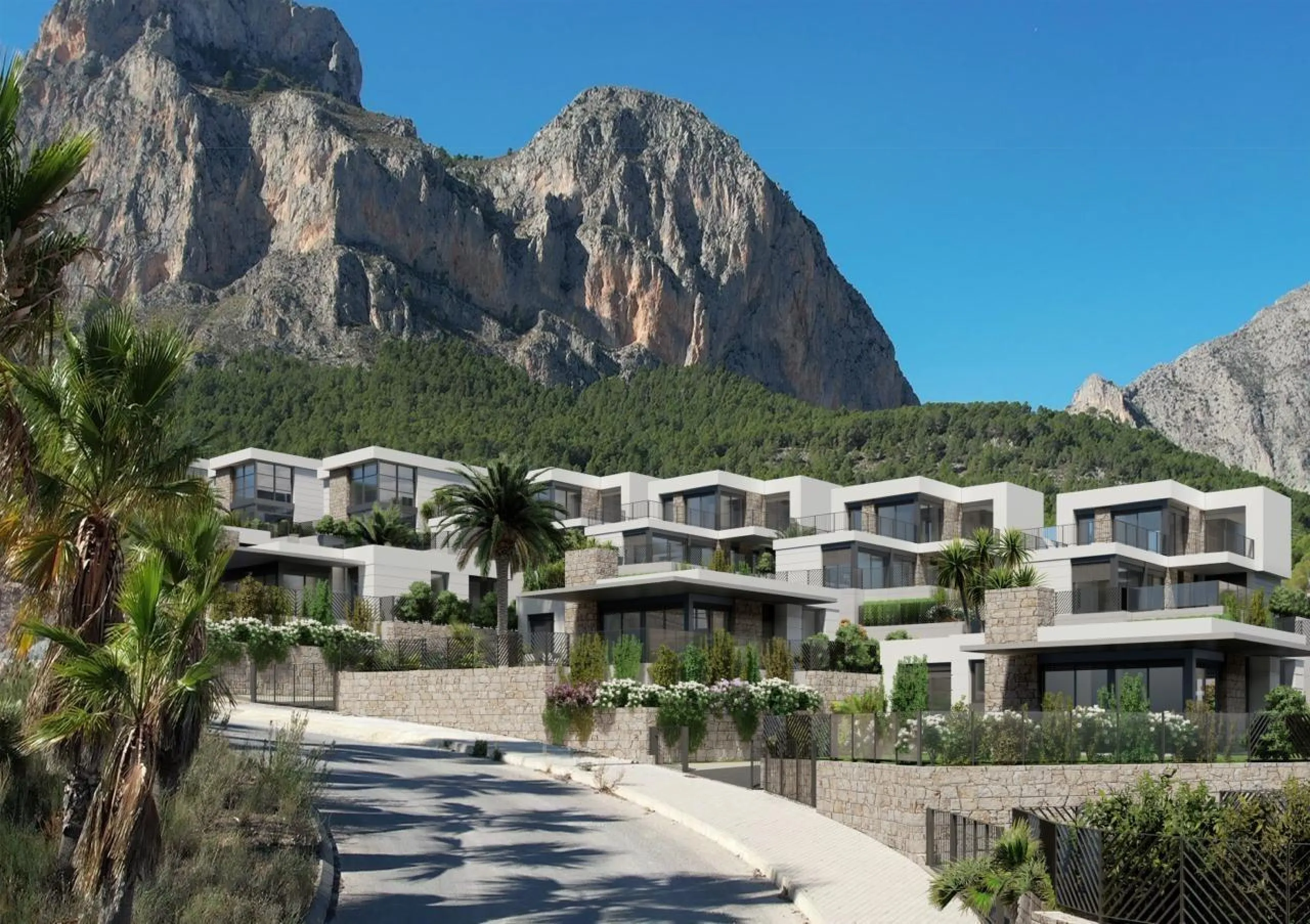 ☀️ Villas de obra nueva entre las montañas de Polop