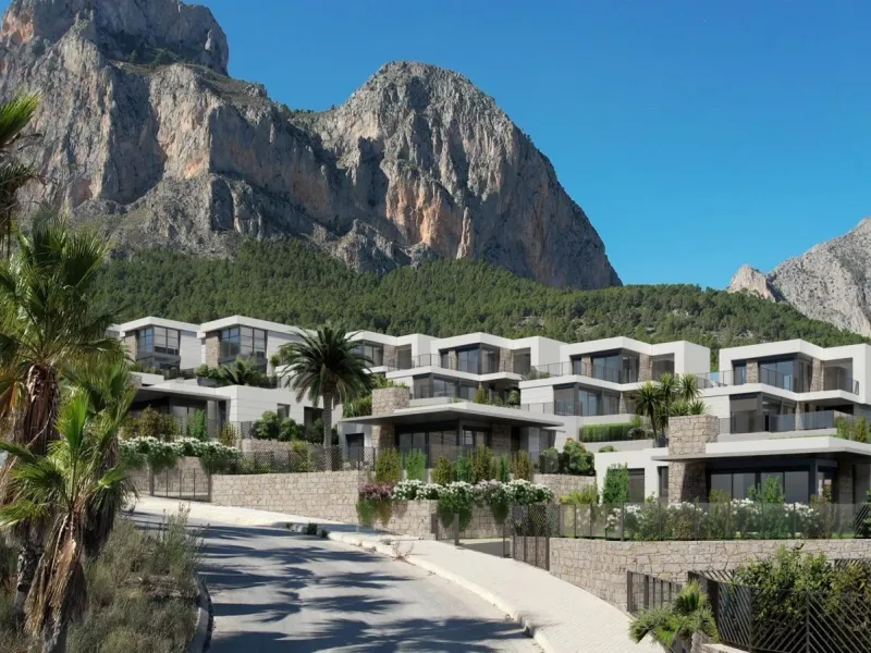 ☀️ Villas de obra nueva entre las montañas de Polop