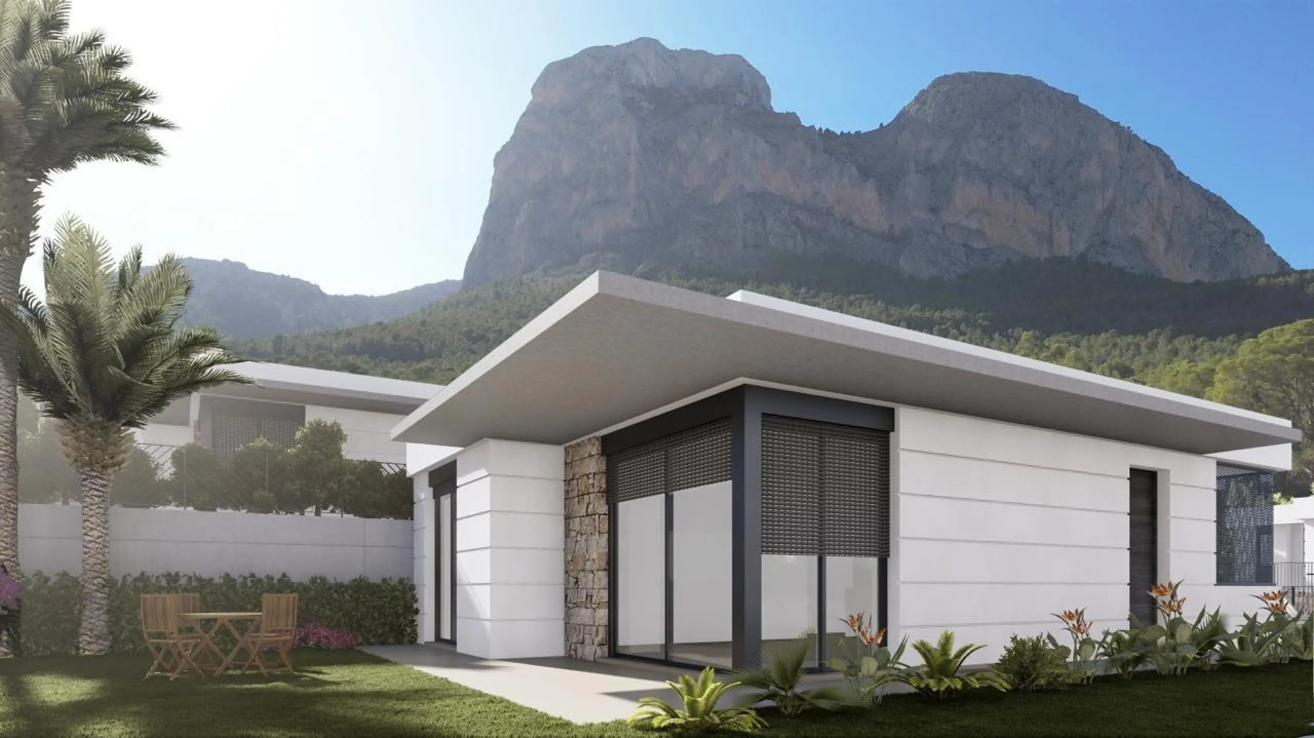 ☀️ Villas de obra nueva entre las montañas de Polop
