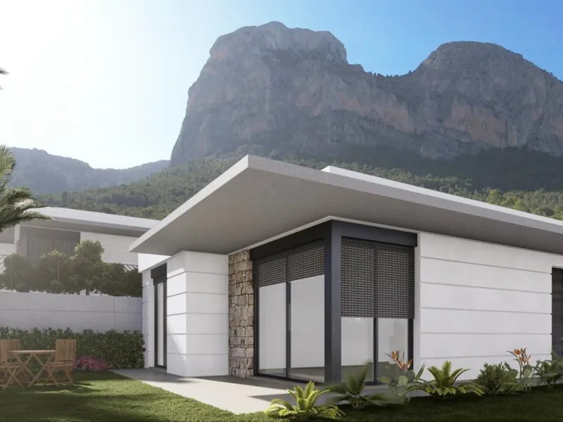 ☀️ Villas de obra nueva entre las montañas de Polop