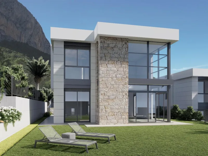 ☀️ Villas de obra nueva entre las montañas de Polop