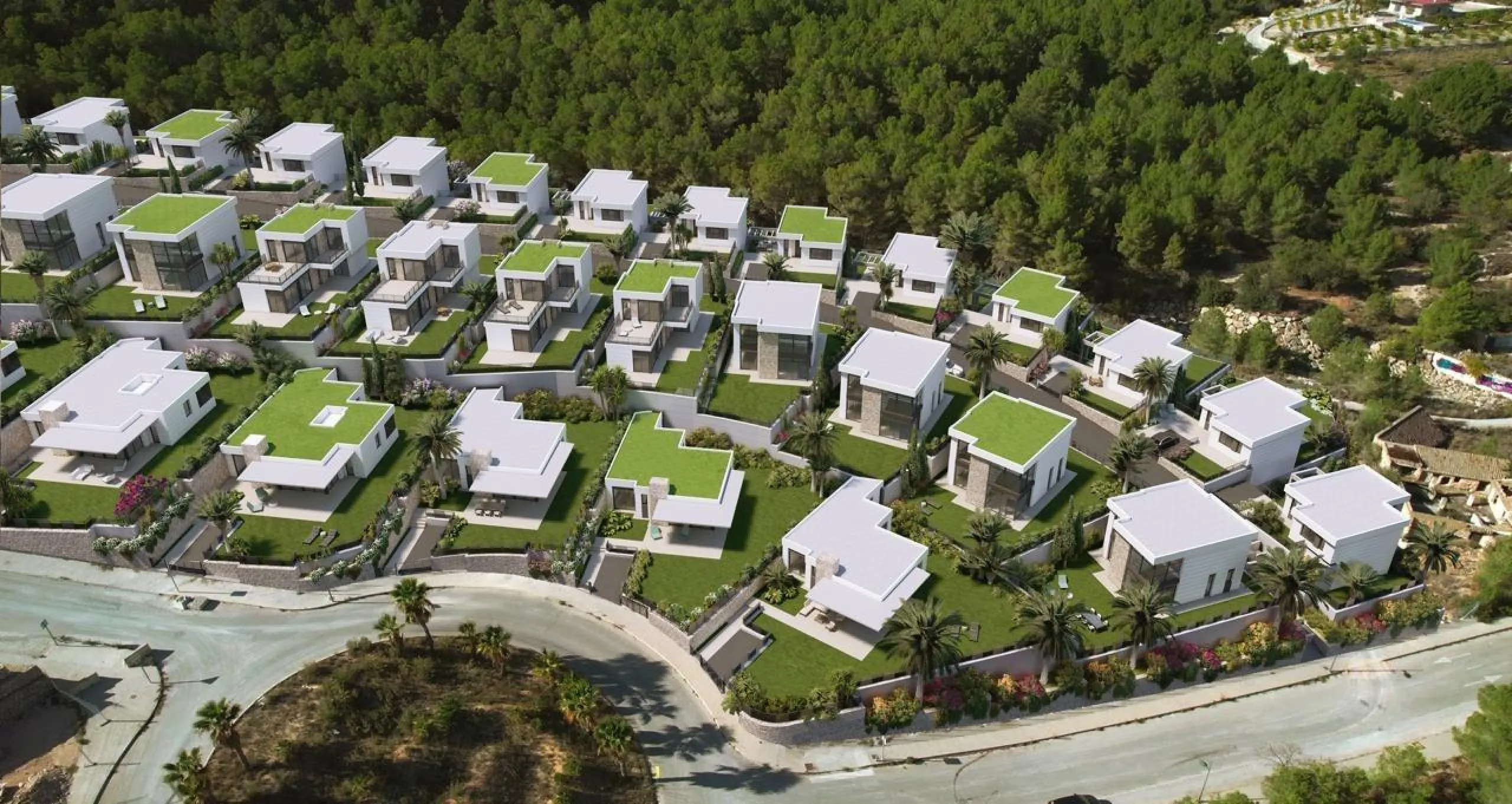 ☀️ Villas de obra nueva entre las montañas de Polop