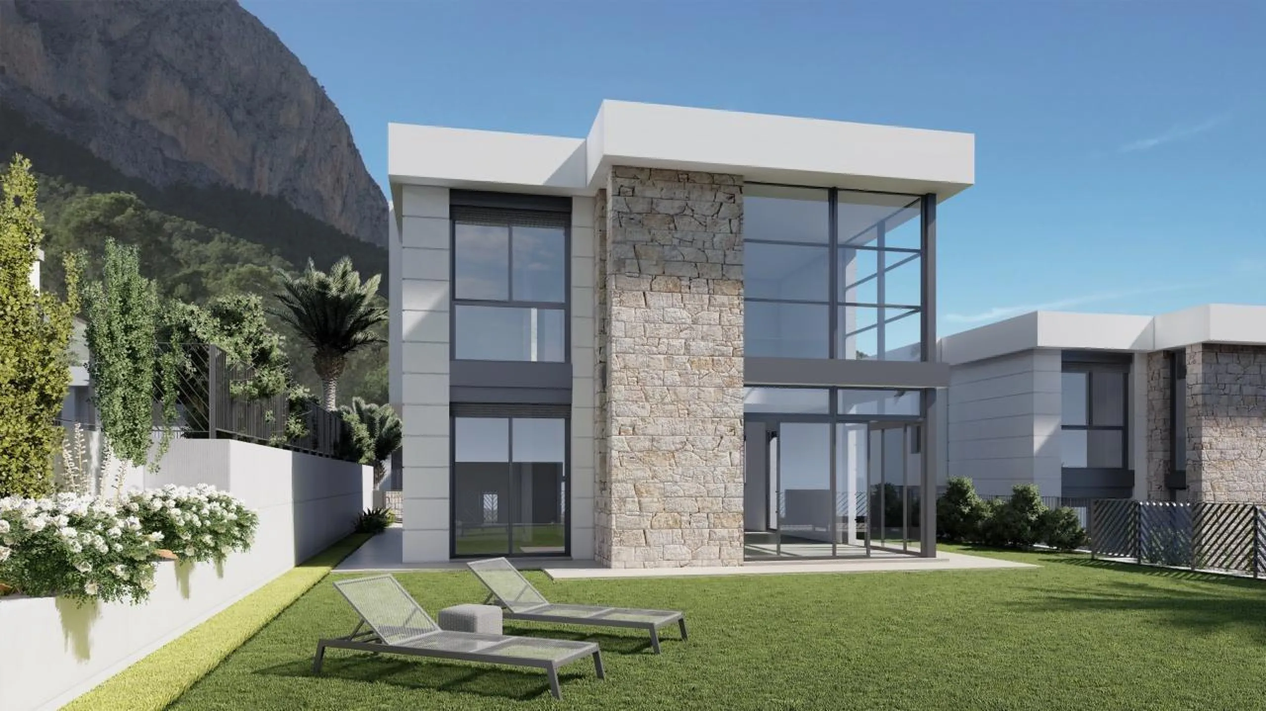 ☀️ Villas de obra nueva entre las montañas de Polop