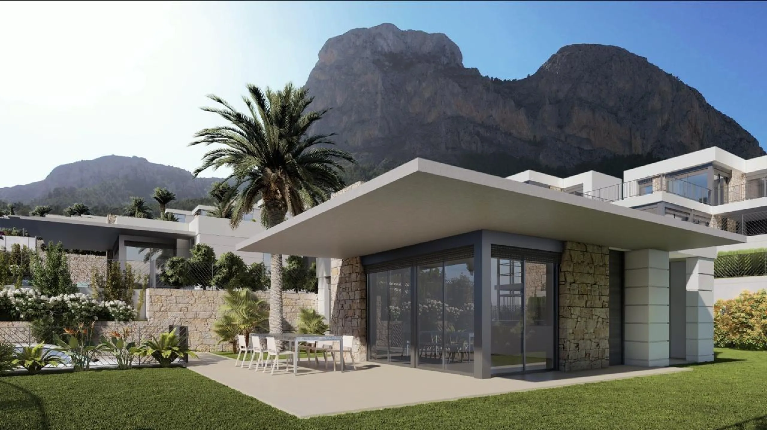 ☀️ Villas de obra nueva entre las montañas de Polop