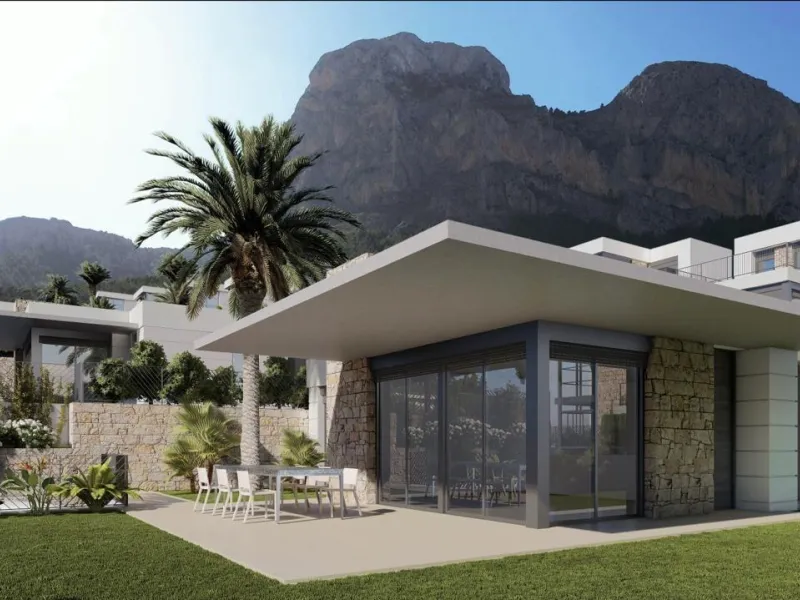 ☀️ Villas de obra nueva entre las montañas de Polop